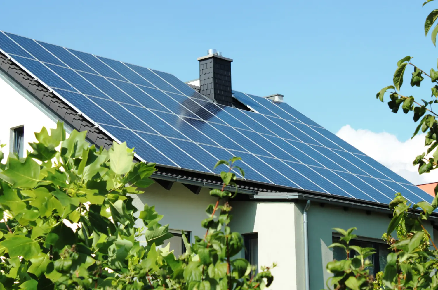 1a-Solare Reinigung, Solarmodul Hausdach